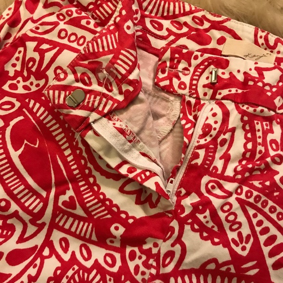 Kenzie Hot Pink Pattern Shirts Size 6 - Picture 2 of 4